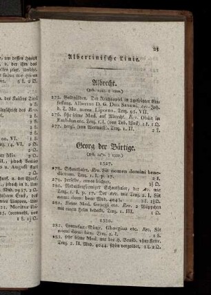 Albrecht. - Georg der Baertige.