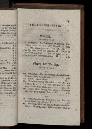 Albrecht. - Georg der Baertige.