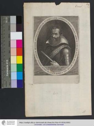 Lavrentivs Ramævs Præfect. Amercvr. S. Cæs. Mai. A Consil. Bellic. Dvctor XIII. Tvrmar. Eqvit. Lev. Armat. Sereniss. Leopoldi Archidvc. Avstriæ etc. Consiliar. Et Cvbicvlar / L. Kilian