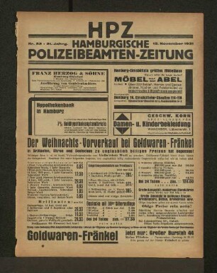 Nr. 22 * 21. Jahrg. 1. November 1931
