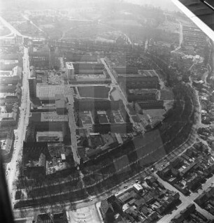 Westliche Innenstadt von Neubrandenburg : Blickrichtung Süden