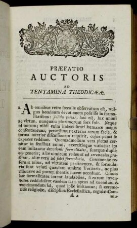 Præfatio Auctoris