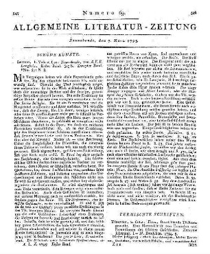 Flora : Teutschlands Töchtern geweiht von Freunden u. Freundinnen d. schönen Geschlechts. Jg. 2, Bdch. 1-4. Tübingen: Cotta 1794