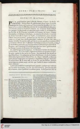 Henri IV. dit Le Grand