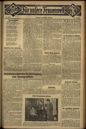 Zweite Ausgabe vom Donnerstag, den 11. Oktober 1934.