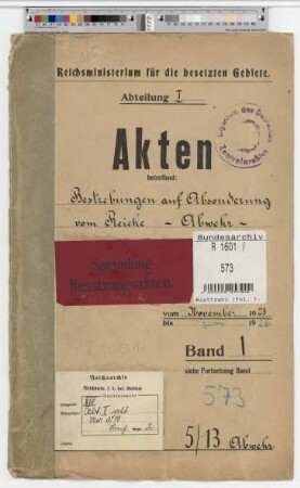 Bestrebungen auf Absonderung vom Reiche. Abwehr