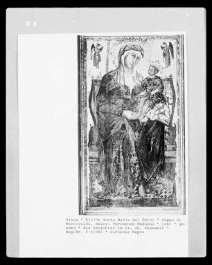 Thronende Madonna