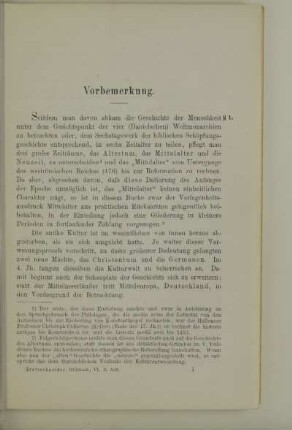 Vorbemerkung