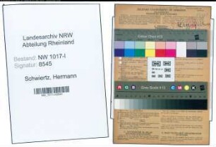 Entnazifizierung Hermann Schwiertz , geb. 30.08.1901 (Lebensmittelhaendler)