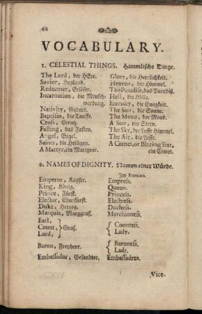 Vocabulary.