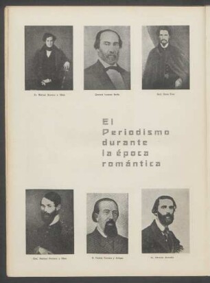 El periodismo durante la época romántica