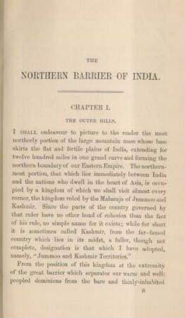 Chapter I. The Outer Hills