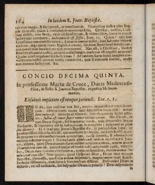 164-185, Concio Decima Quinta