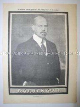 Sonderdruck zum Gedenken an Walther Rathenau