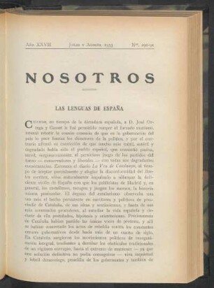 Las lenguas de España