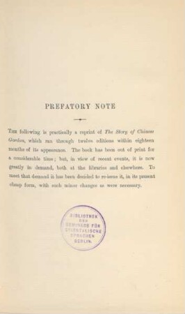 Prefatory note