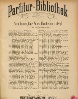 Beethoven's Werke, 9,[1] = Serie 1: Symphonien für grosses Orchester. Neunte Symphonie : op. 125 ; mit Schlusschor über Schiller's Ode an die Freude