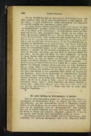 ¬Die¬ zweite Prüfung der Volksschullehrer in Preußen