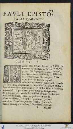 PAULI EPISTOLA AD ROMANOS