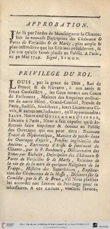 Privilege du Roi