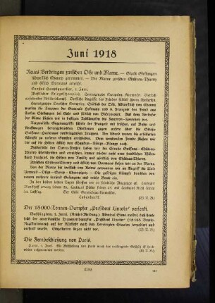 Der 18000=Tonnen=Dampfer "President Lincoln" versenkt.