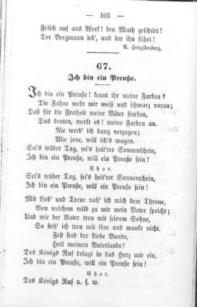 67. Ich bin ein Preuße.