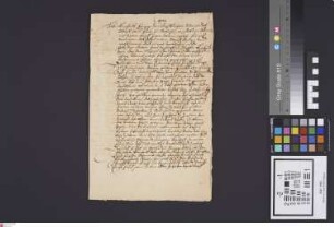 Babenhausen: Gültbrief der Präsenz Babenhausen