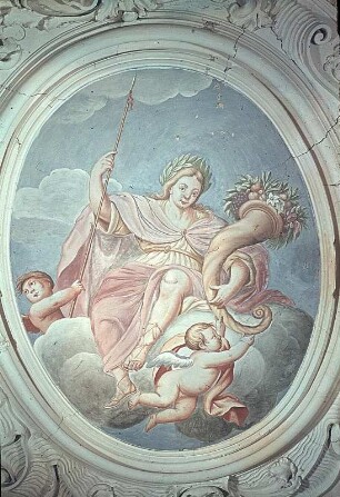 Allegorische Figur mit Füllhorn