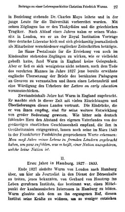 II. Erste Jahre in Hamburg. 1827-1833.