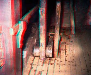 Goslar, Bergwerk Rammelsberg, Röderstollen, Wasserkunst: Gestänge