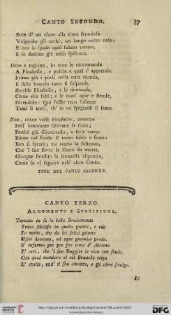 Canto terzo