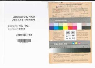 Entnazifizierung Rolf Ernestus , geb. 01.04.1922 (Polizeibeamter)