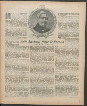 Julio Michelet, gloria de Francias