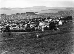 Panorama von San Francisco : Blick über San Francisco und die Golden Gate Bucht