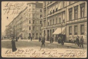 Ansichtskarte Admiral Straße, Ecke Britzer Straße