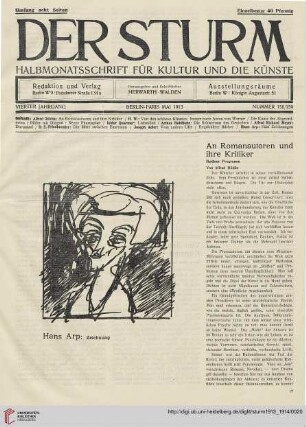 Nummer 158/159 (Mai 1913)