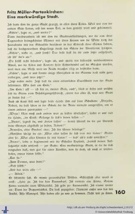 Eine merkwürdige Stadt.