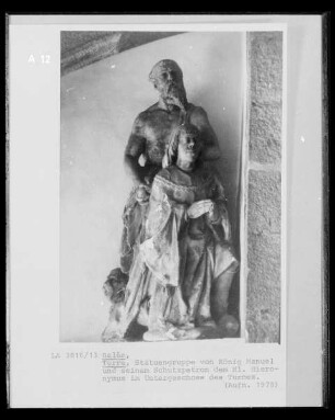 König Manuel I. und der Heilige Hieronymus als sein Schutzpatron