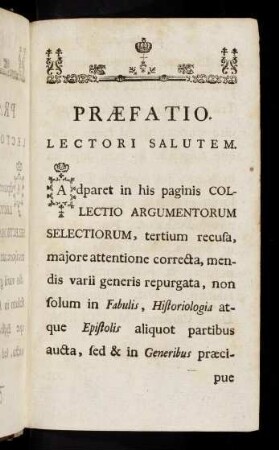 0f-0g, Praefatio. Lectori Salutem.