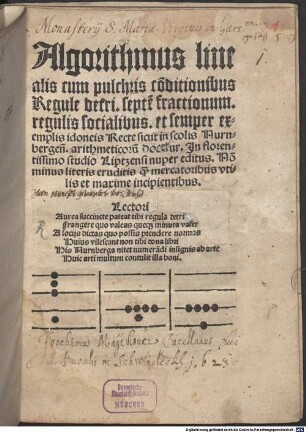 Algorithmus linealis cum pulchris conditionibus Regule detri