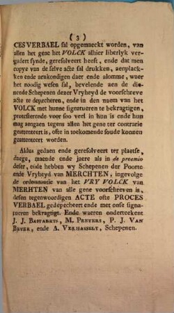 Proces Verbael Ende Resolutie gehouden ende genomen op 22 December 1792 door het Volck der Poorte ende Vryheyd van Merchten