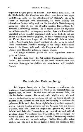 Methode der Untersuchung.