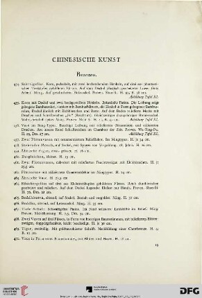 Chinesische Kunst (Nr. 454-582)