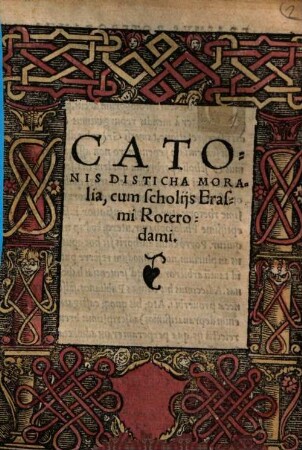 Catonis disticha moralia