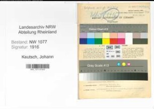 Entnazifizierung Johann Keutsch , geb. 10.06.1894 (Polizist)