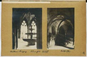 Kloster Maulbronn: Innenansichten (aus: Skizzen- und Fotoalbum 6)