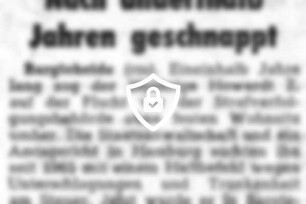 Nach anderthalb Jahren geschnappt