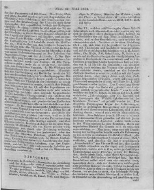 Schwabe, J. F. H.: Grundsätze der Erziehung und des Unterrichts sittlich verwahrloseter und verlassener Kinder. Eisleben: Reichardt 1833