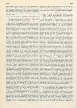 140-141 [Rezension] Zahn, Adolf, Studien über Johannes Calvin