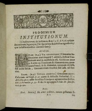 Prooemium Institutionum.